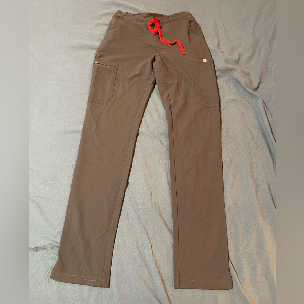 FIGS Yola Skinny Scrub • XST • Charcoal